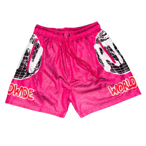 PINK "ROBUSTVISIONS WORLDWIDE" SHORTS